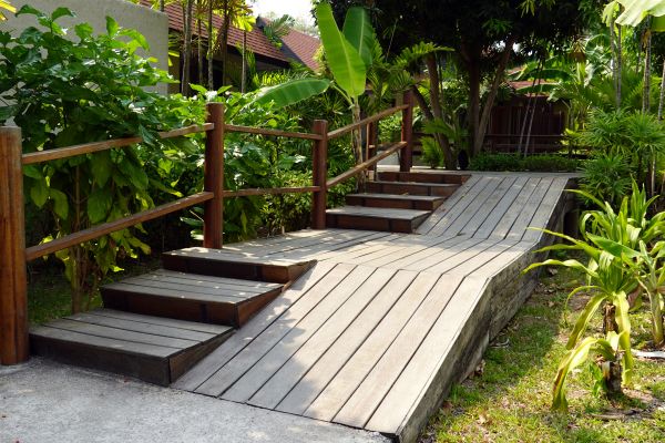 Wood Ramp Installation in Kent