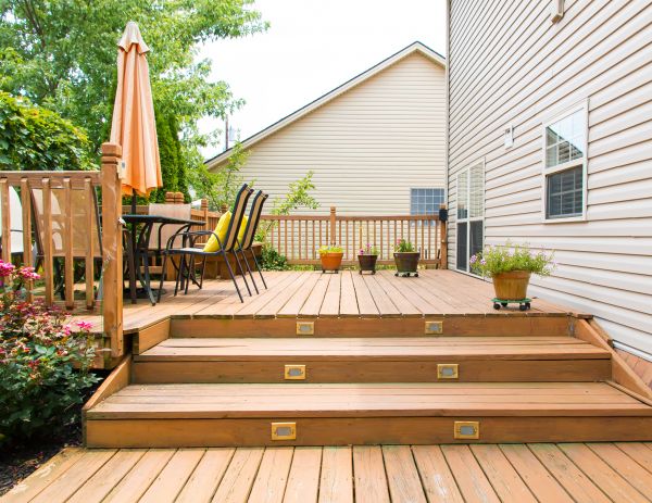 Wooden Patio Installation in Kent