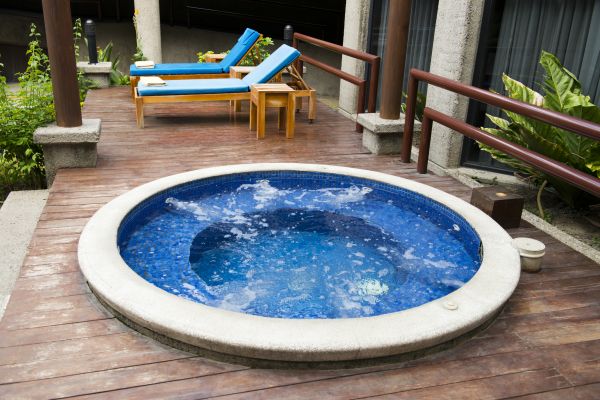 Hot Tub Deck Construction in Kent